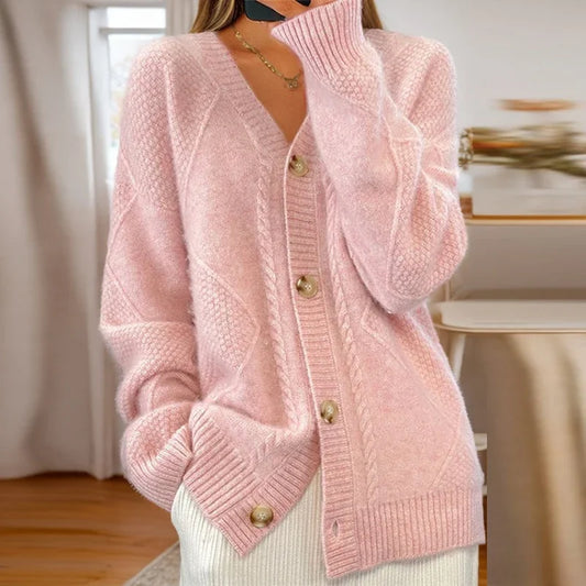 Cable-Knit Cardigan