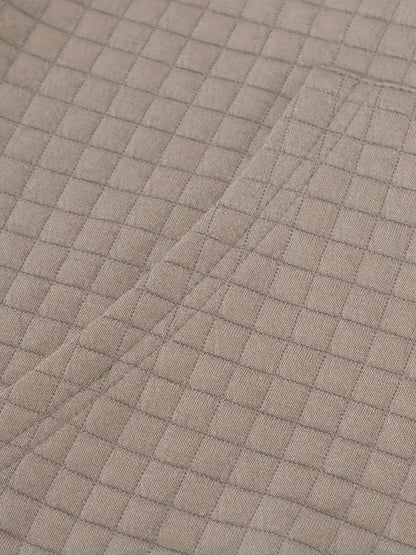 Dashiell - Textured Grid Hooded Sweatshirt