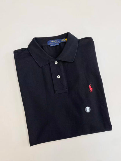 Men’s Classic Embroidered Pony Pique Polo Shirt