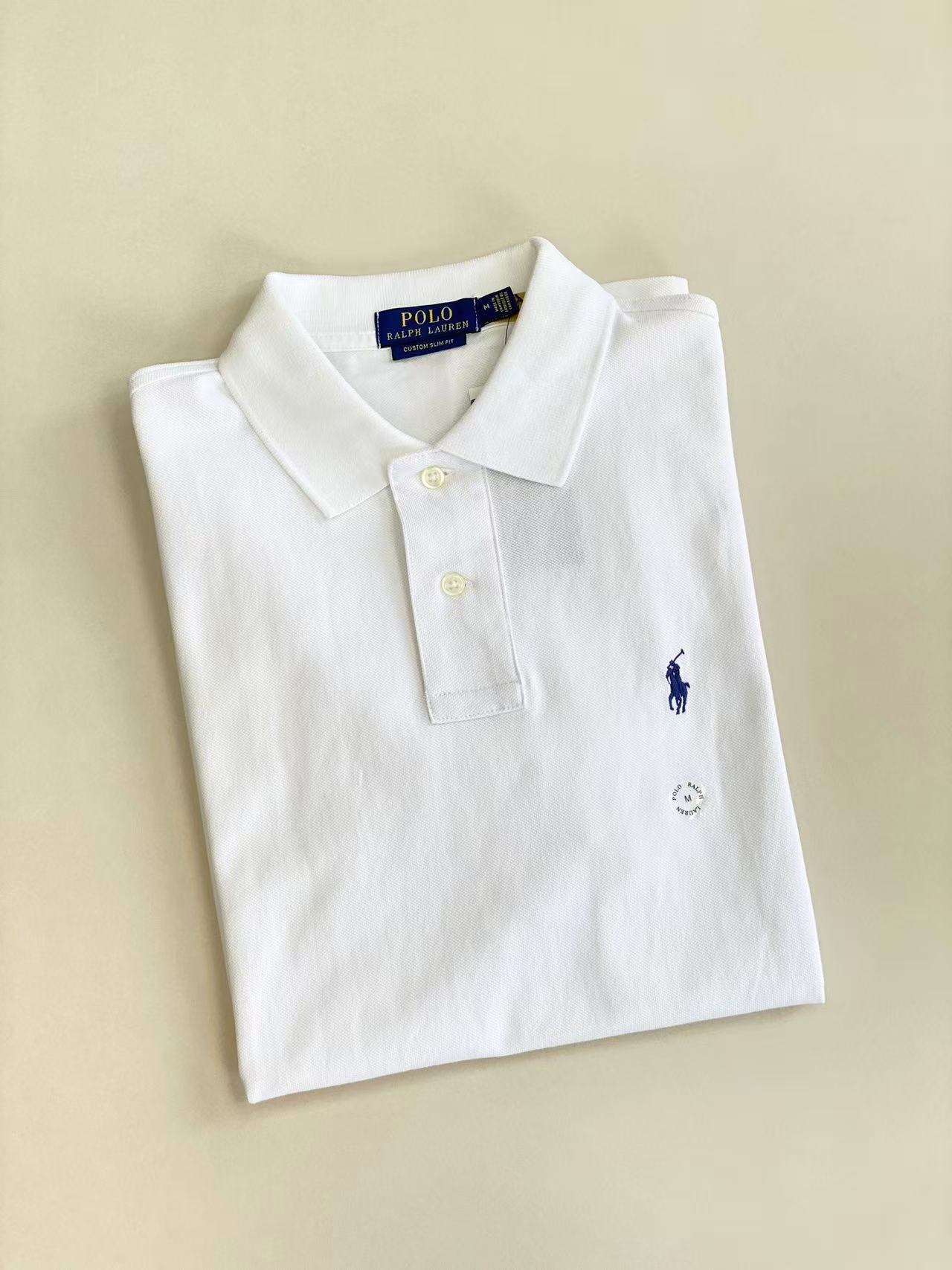 Men’s Classic Embroidered Pony Pique Polo Shirt