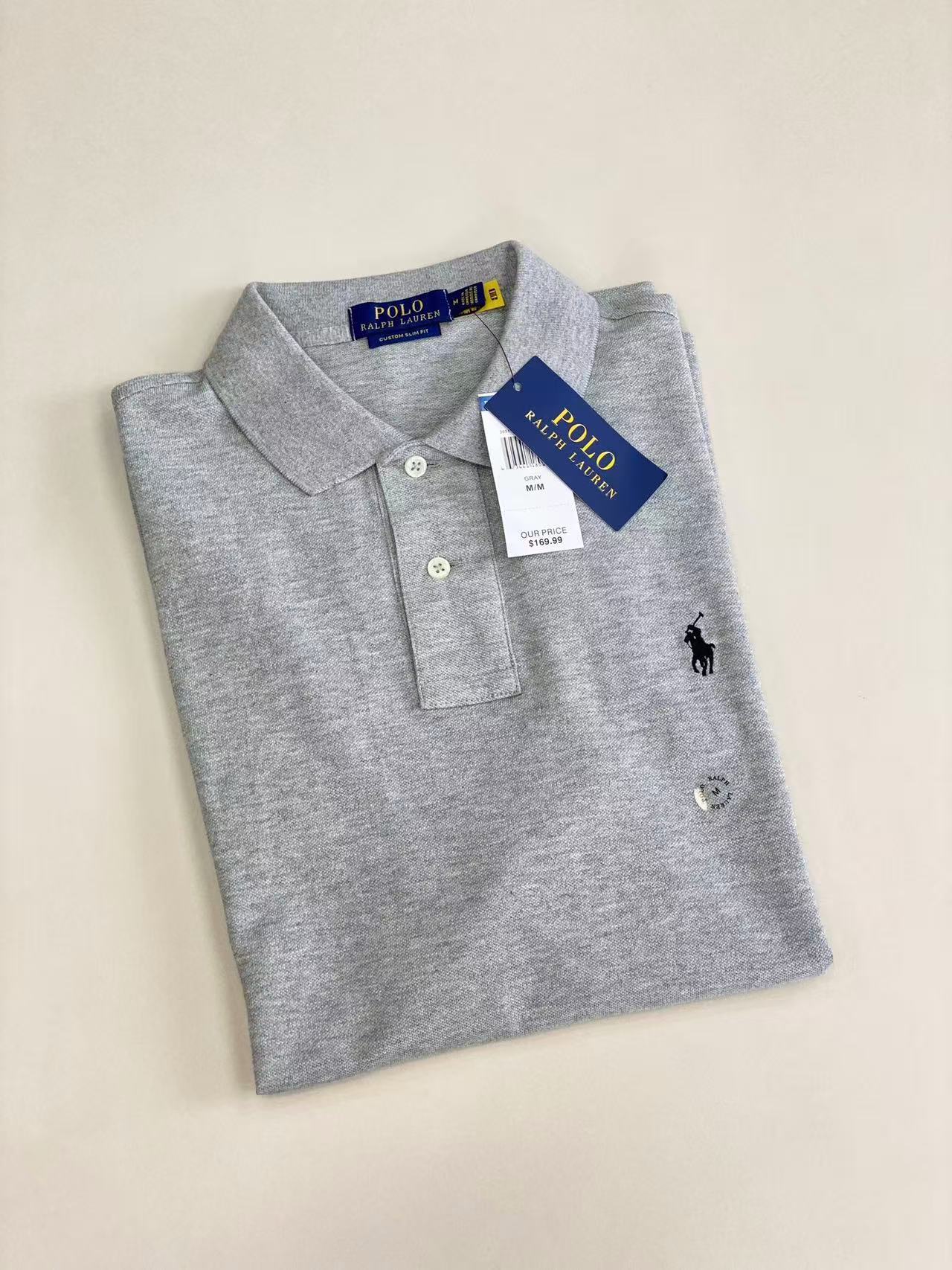 Men’s Classic Embroidered Pony Pique Polo Shirt