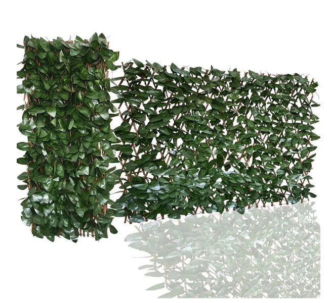 Faux Ivy Fencing Panel, Expandable Privacy Screen for Outdoor Use
