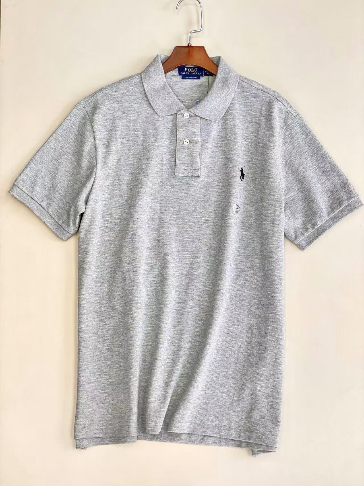 Men’s Classic Embroidered Pony Pique Polo Shirt
