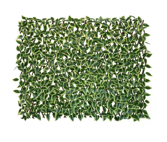 Faux Ivy Fencing Panel, Expandable Privacy Screen for Outdoor Use