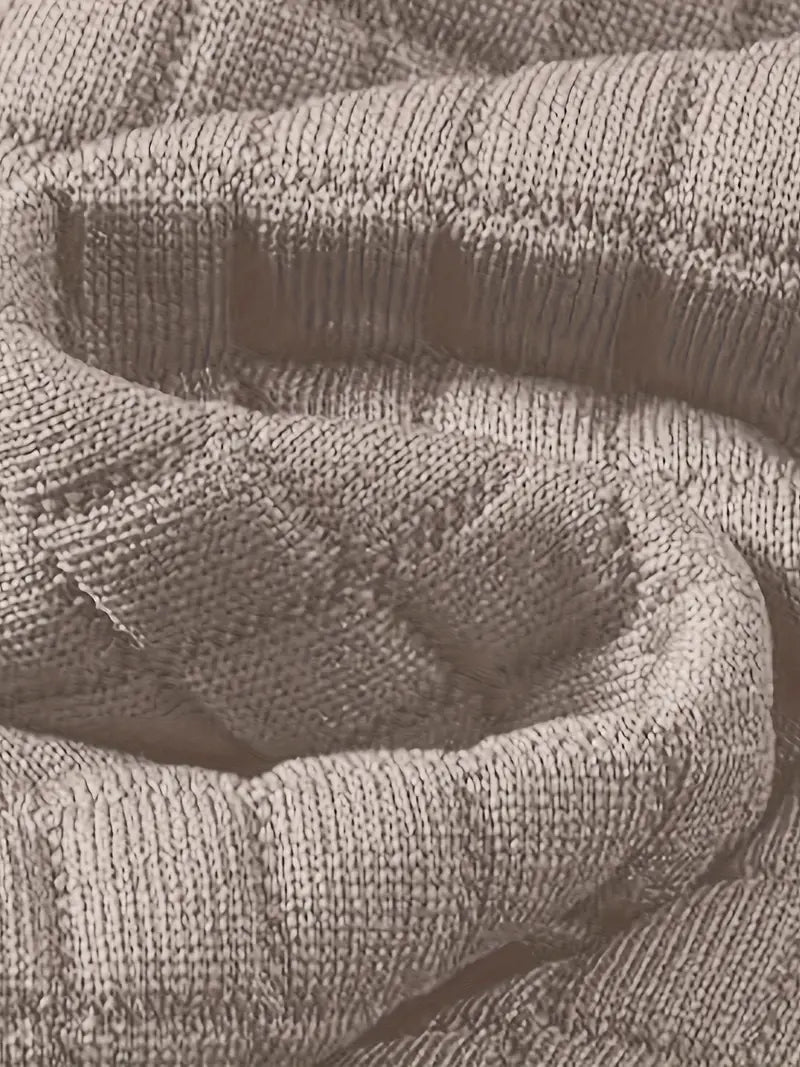 Dashiell - Textured Grid Hooded Sweatshirt