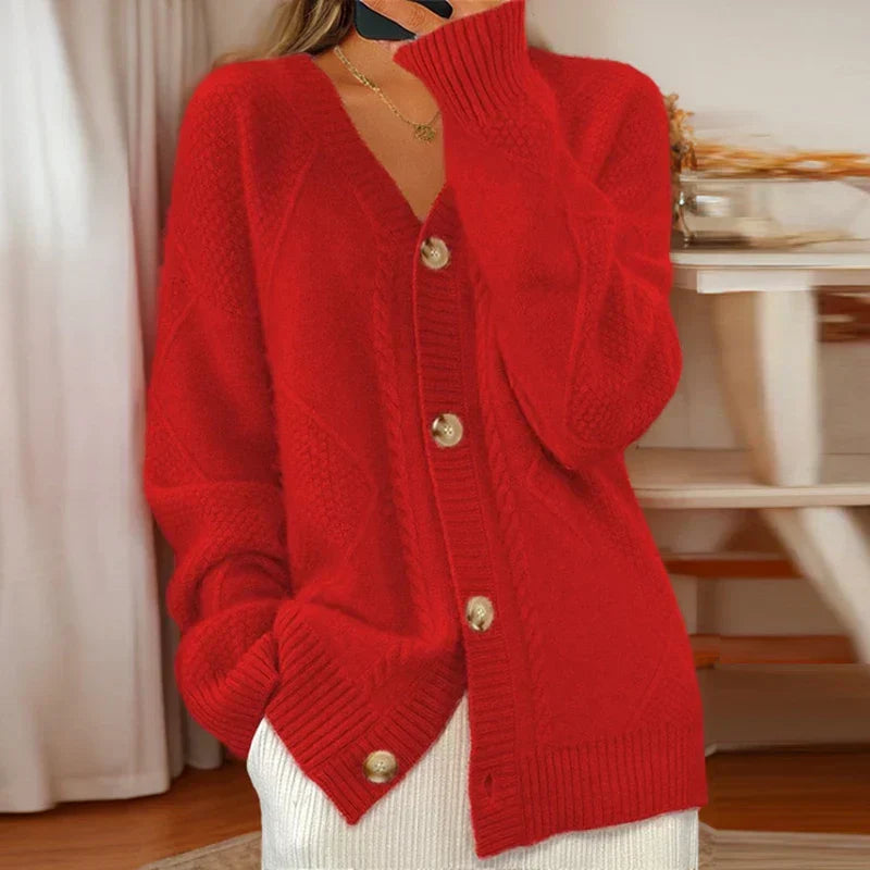 Cable-Knit Cardigan