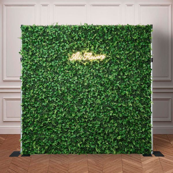 8*8ft Artificial Grass Wall Backdrop ALFWL151-Perfect for Weddings, Parties & Event Decor
